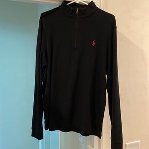 Men’s Polo Ralph Lauren 1/4 Zip Pullover - Black